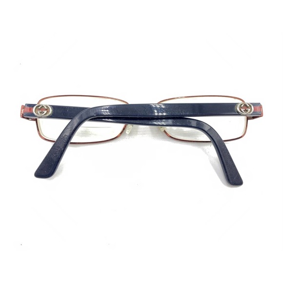 Gucci GG 2894 71K Red Blue Rectangle Eyeglasses Frames 53-16 Italy Designer - Picture 11 of 12